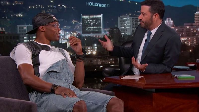 Russell Westbrook on Jimmy Kimmel Live in 2015