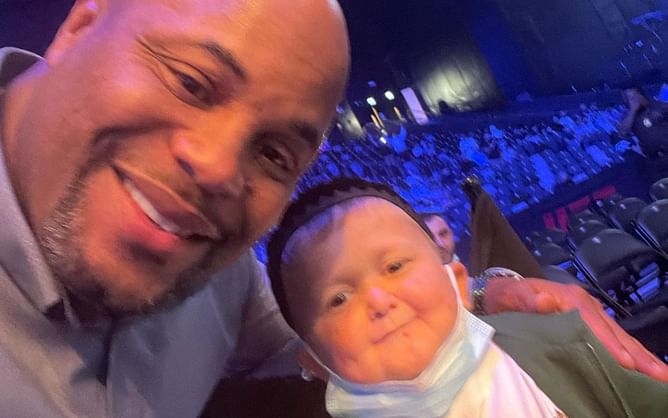 Watch: Daniel Cormier eats a lethal punch from internet sensation Hasbulla at UFC 267, 'DC' says "I deserved it"