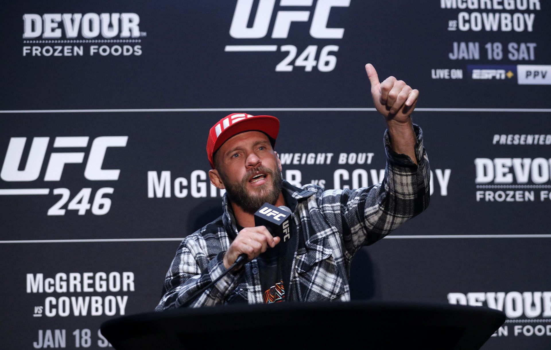 UFC 246 McGregor vs Cowboy: Ultimate Media Day