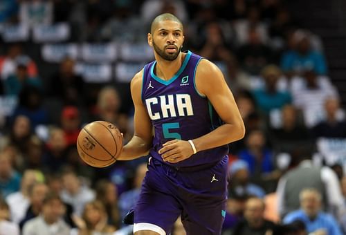 Nicolas Batum in Charlotte Hornets colors