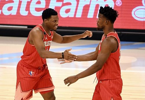 Long-time friends Kyle Lowry and Jimmy Butler will now be teammates at the Miami Heat 