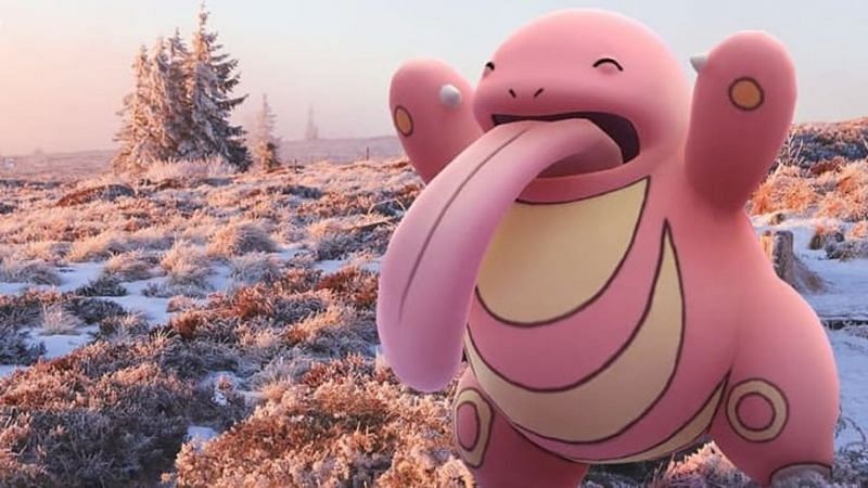 Lickitung as it appears in Pokemon GO (Image via Niantic)