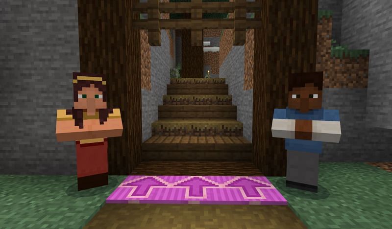 Minecraft Education Edition NPCs allow players to learn about game coding. (Image via Minecraft)