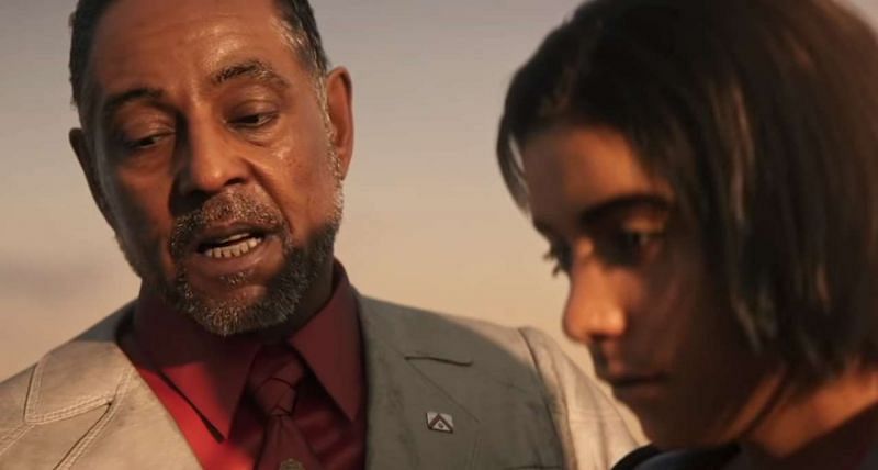 Ant&oacute;n Castillo and his son, Diego, in Far Cry 6. (Image via Ubisoft)
