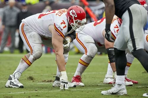 OL Mitchell Schwartz when he was with the Kansas City Chiefs