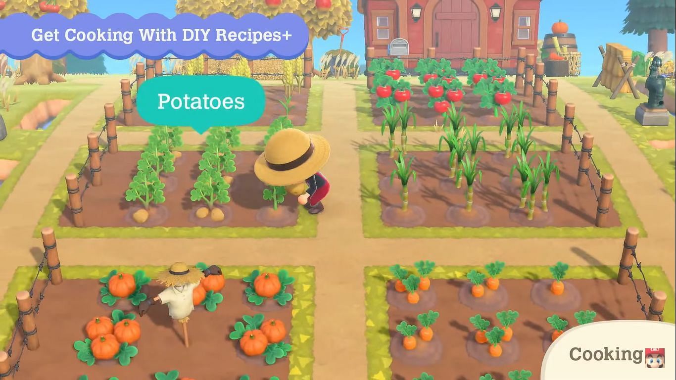 The fertilizer will help crops grow faster. Another feature that was a hallmark of Animal Crossing: New Leaf (Image via Nintendo)