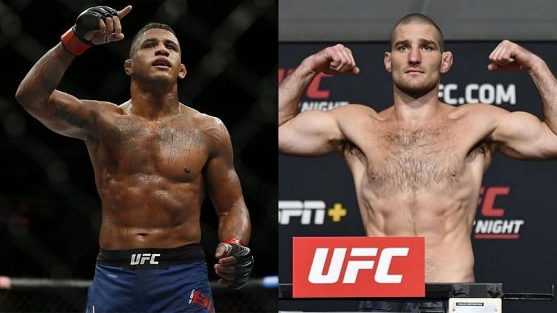 Gilbert Burns (left) and Sean Strickland (right)