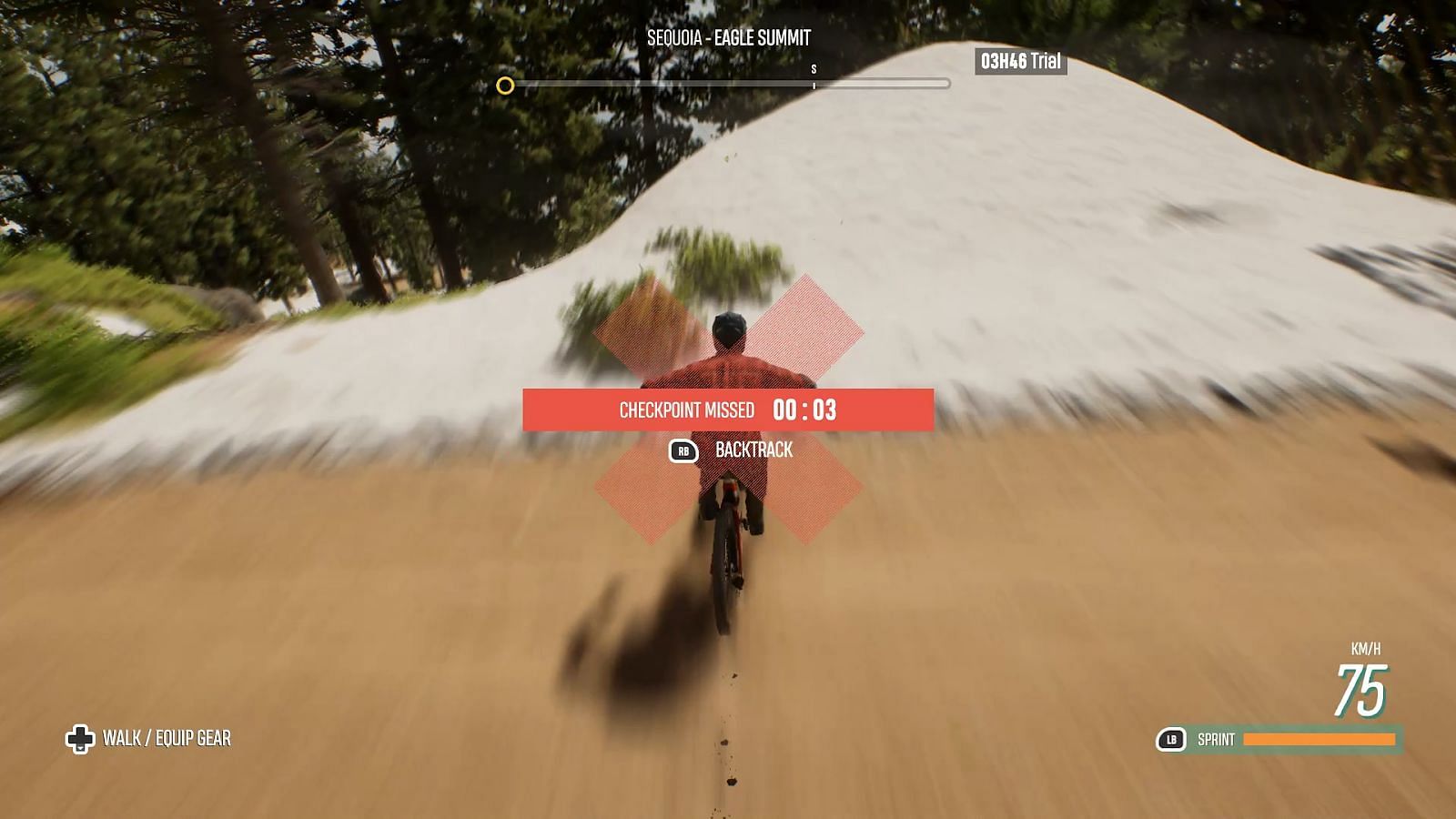 Rewind Feature (Screenshot via Riders Republic)