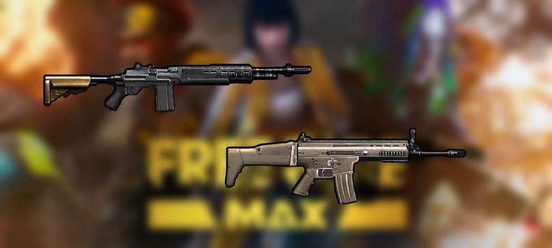 Scar and M14 (Image via Free Fire MAX)