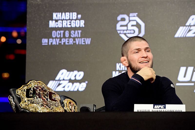 Khabib Nurmagomedov was asked a question about cricket at a Q&amp;A session.