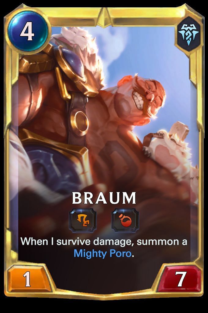 Braum has got a much deserved buff. (Image via Riot Games)