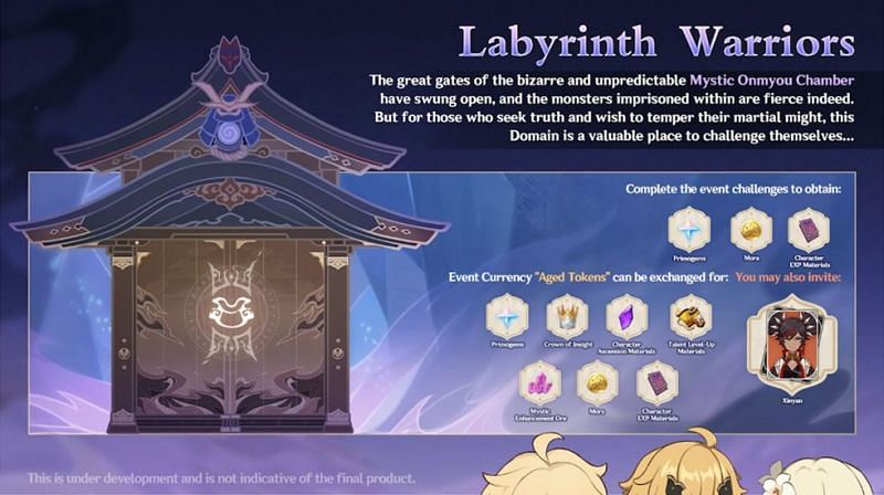 The Labyrinth Warrior event in version 2.2 (Image via Genshin Impact)