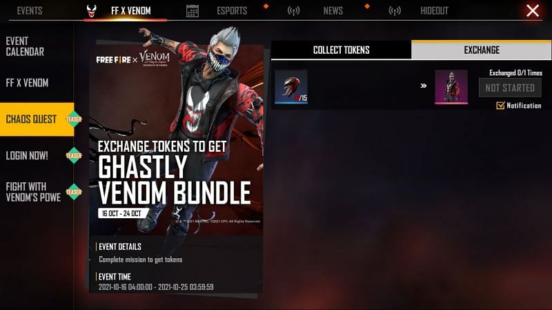 A free costume bundle will be available through this event (Image via Free Fire)