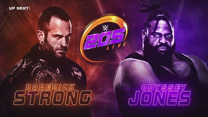 WWE 205 Live Results: Roderick Strong competes in a stellar main event against Odyssey Jones