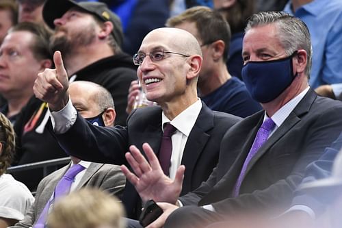 Adam Silver - Oklahoma City Thunder v Utah Jazz