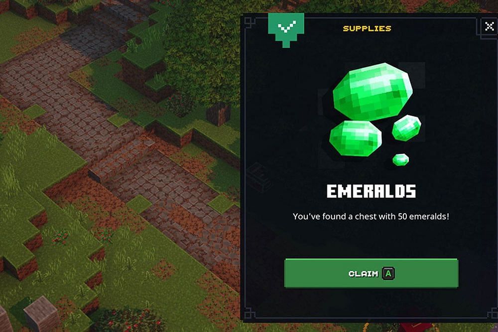 Emerald chests are nice, but they can&#039;t amount to legitimate emerald farming methods (Image via Mojang)