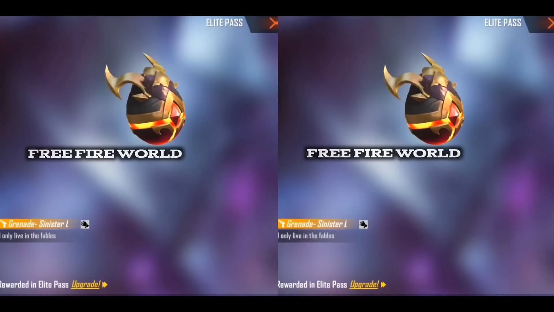 One of the leaked items (Image via Free Fire World / YouTube)