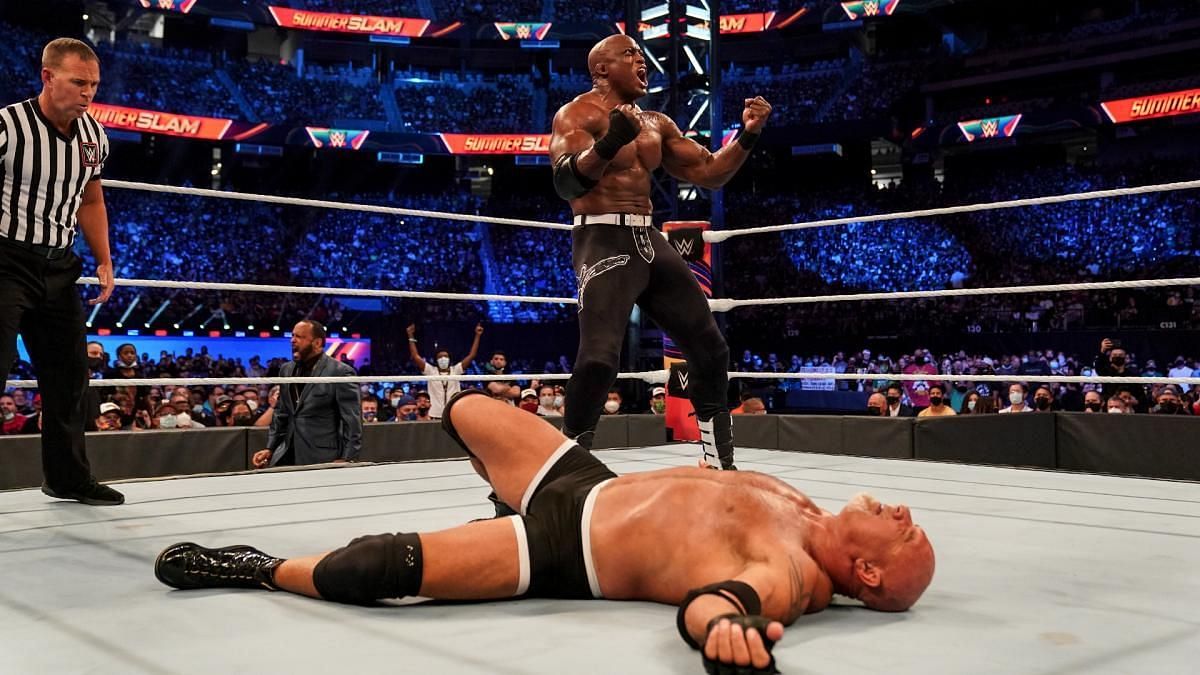 Bobby Lashley on the upcoming match against Goldberg