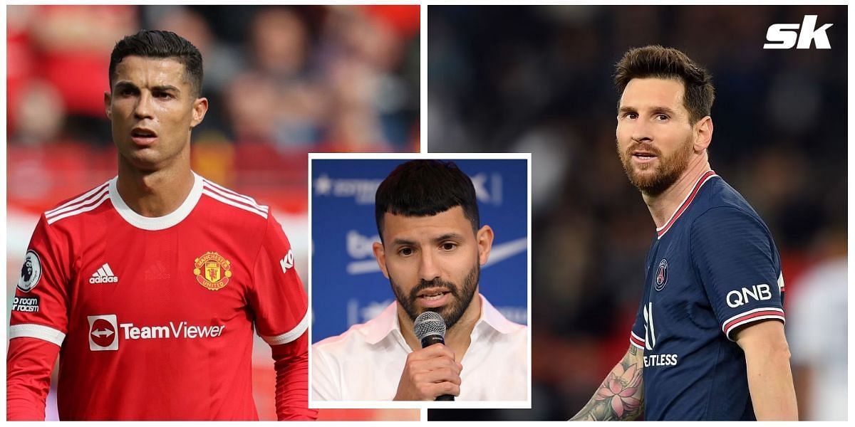 Trying to save his a*s”, “Classless bum” – Fans fume as Aguero appears to  change opinion on Lionel Messi vs Cristiano Ronaldo debate