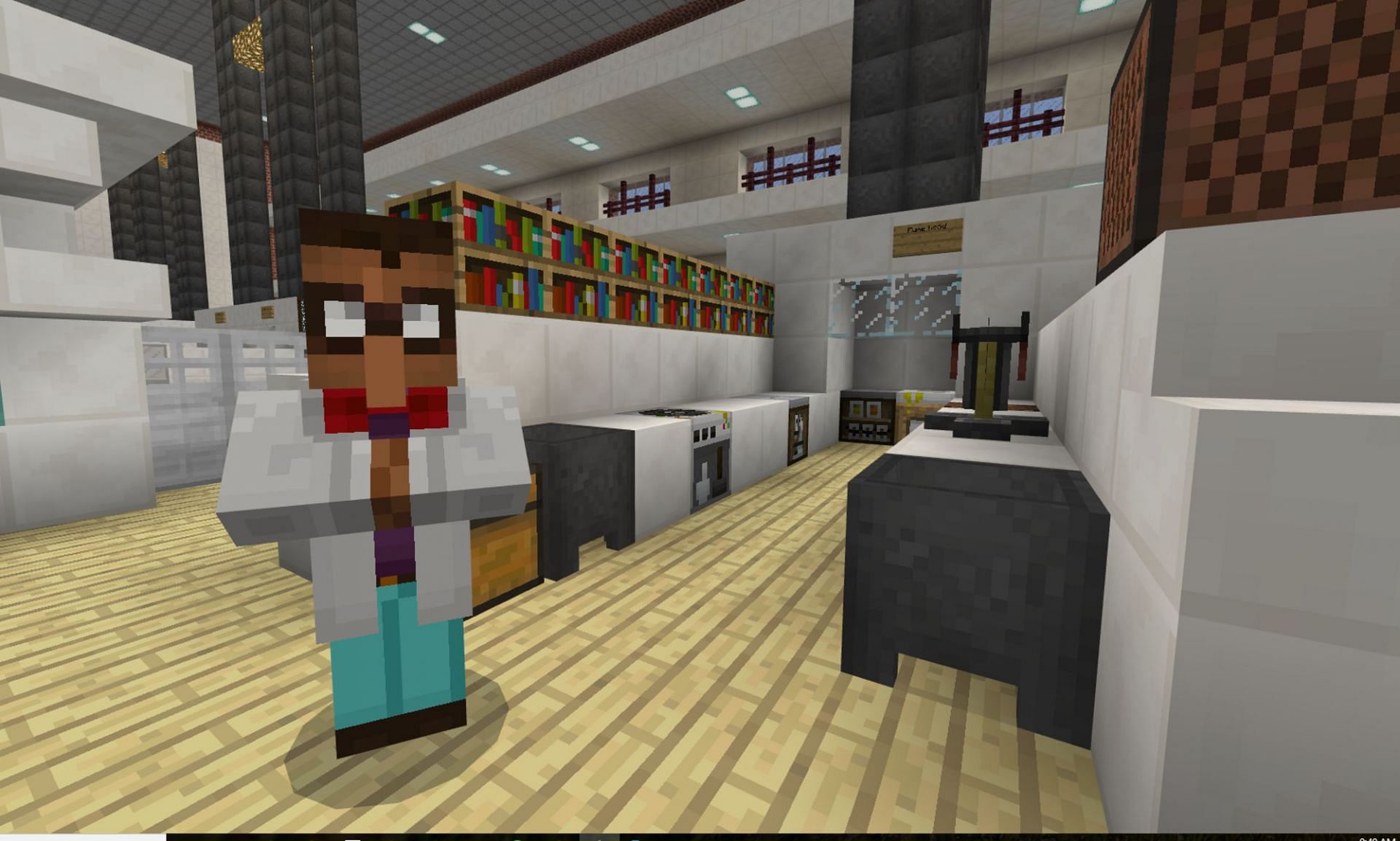 Ammonia is one of many compounds crafted through the use of chemistry in Minecraft: Education Edition (Image via Mojang)