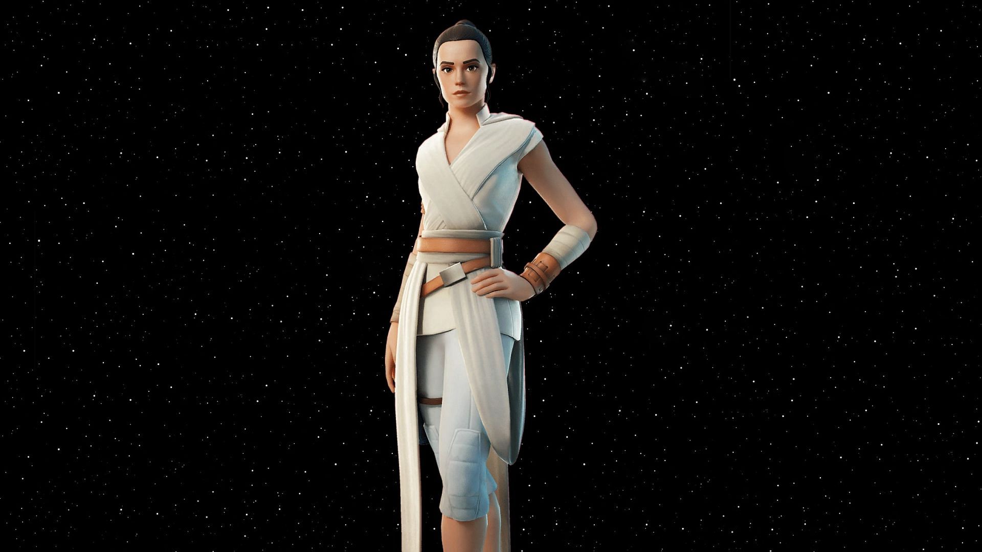 Rey, the rarest Star Wars collaboration skin. (Image via Epic Games)