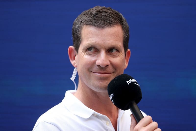 Tim Henman at the 2021 US Open