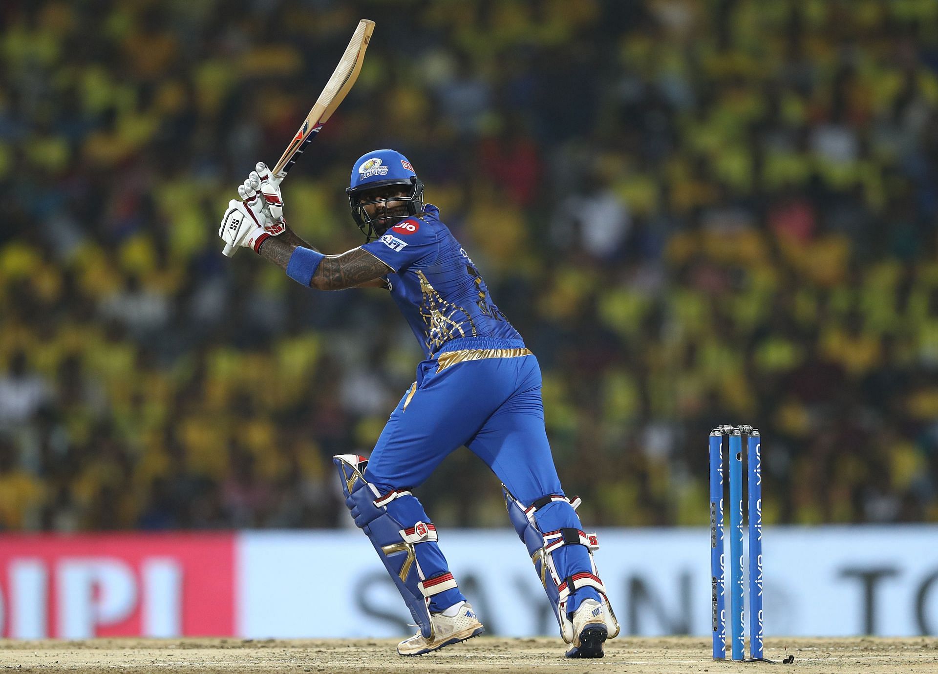 Suryakumar Yadav batting in the IPL. Pic: Getty Images
