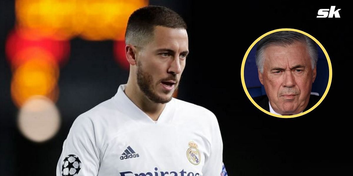 Real Madrid manager Carlo Ancelotti has backed struggling winger Eden Hazard 