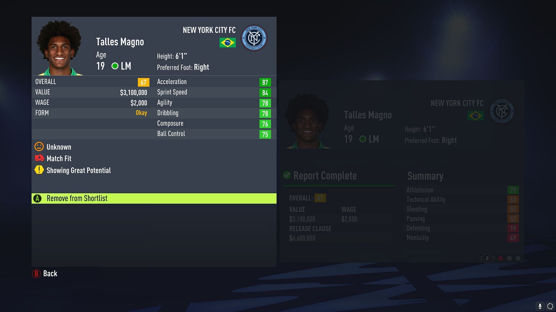 Can this player become the next Neymar in FIFA 22? (Image via Sportskeeda)