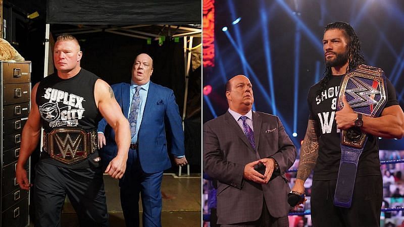 Roman Reigns and Brock Lesnar are two of the top stars that Paul Heyman has cornered