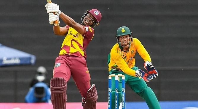 South Africa vs West Indies T20 World Cup 2021: Toss result and playing 11s, today's match umpires list and pitch report
