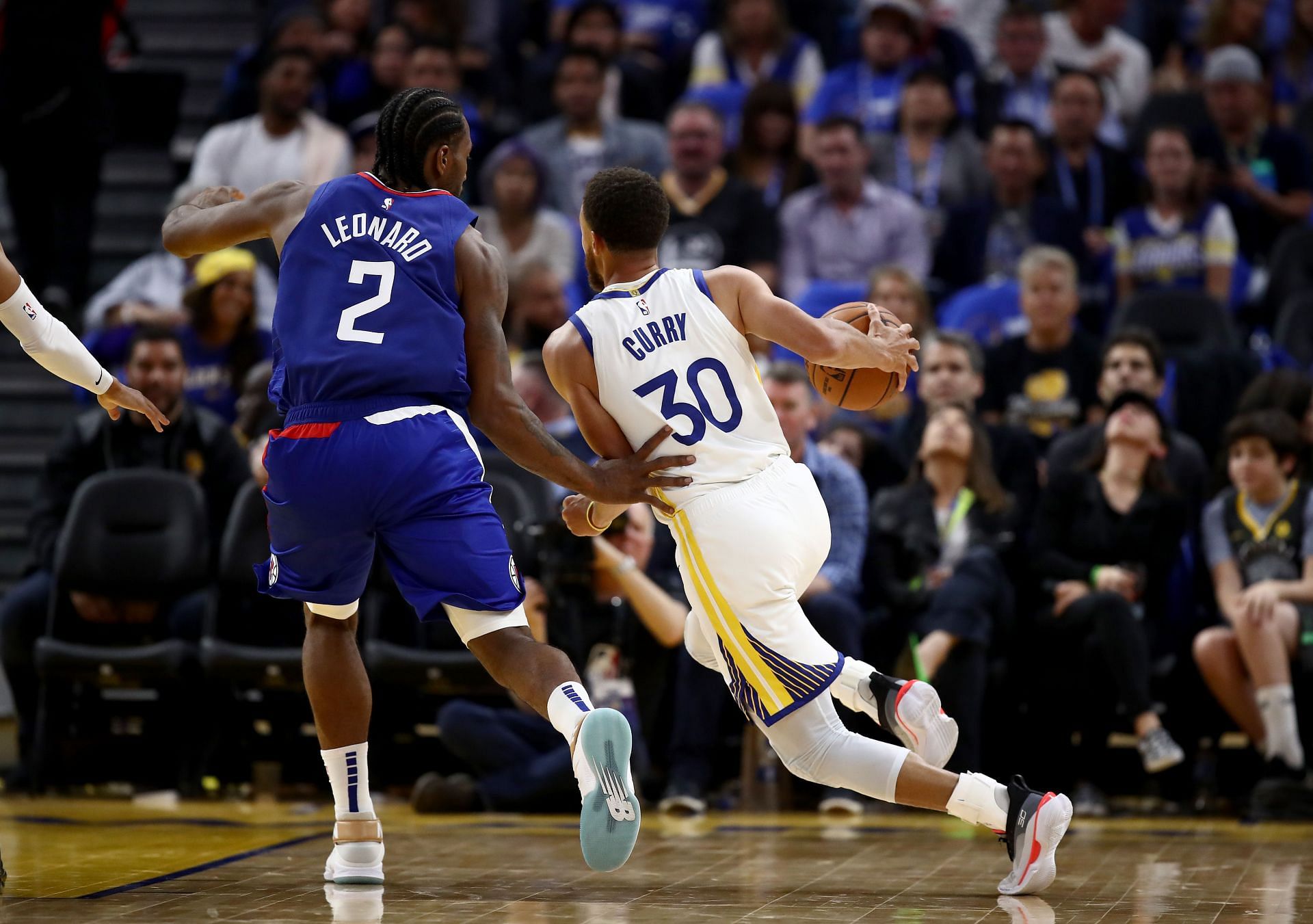The Golden State Warriors will host the LA Clippers at Chase Center for their first home game of the season