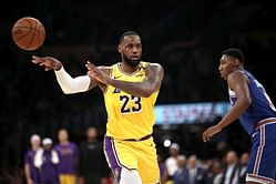 How many assists does LeBron James have and which assist records can he break in the 2021-22 NBA season?