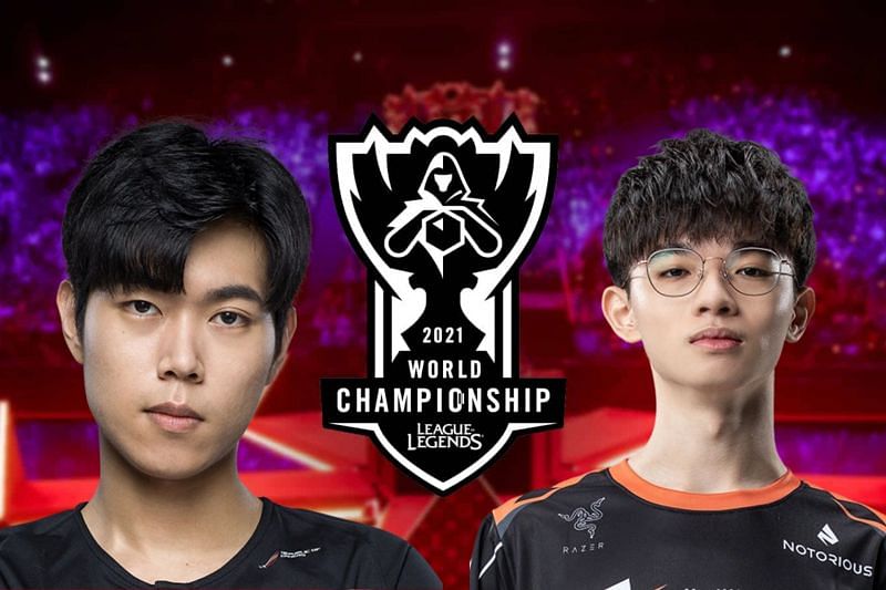 Crazy and Doggo are looking to avoid elimination heading into their next series in the League of Legends Play-In stage (Image via Sportskeeda,)