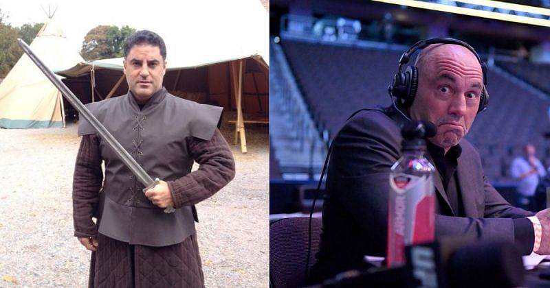 Cenk Uygur (left), Joe Rogan (right) [Credits: @cenkuygur via Twitter]