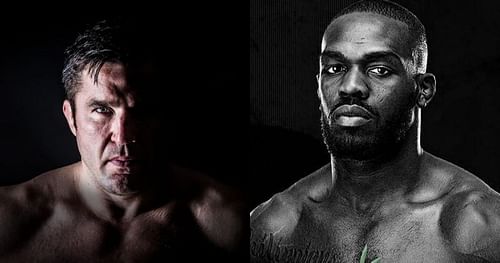 Chael Sonnen (L) and Jon Jones (R) via Instagram @sonnench and @jonnybones