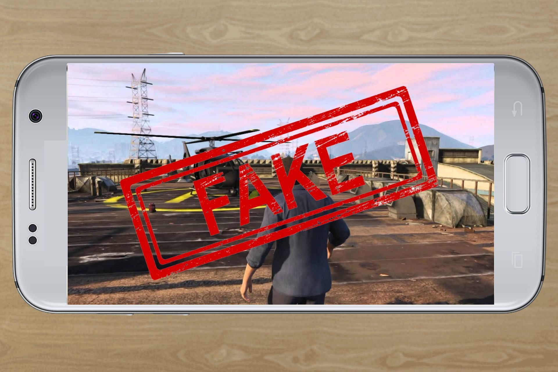 Most GTA 5 APK download links on the internet are fake (Image via Sportskeeda)