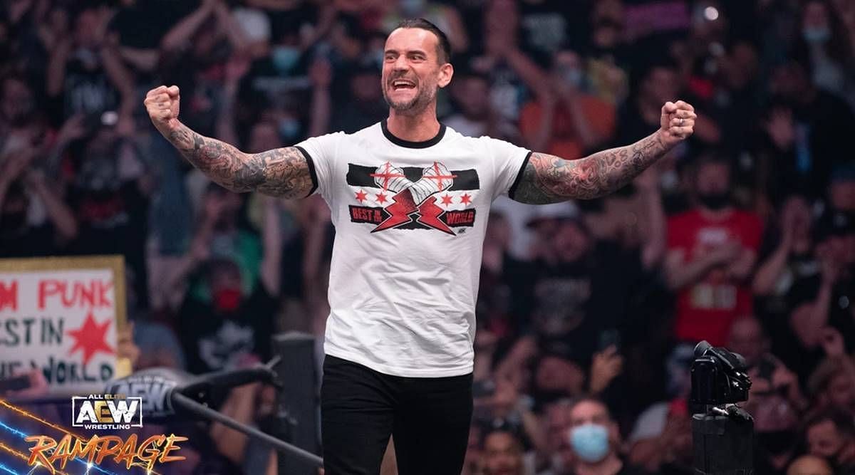 CM Punk in All Elite Wrestling for the first time