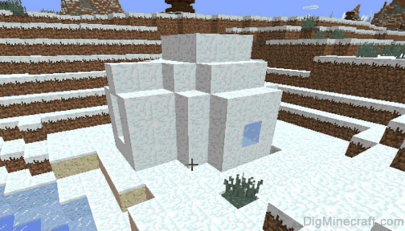 An igloo (Image via Mojang)