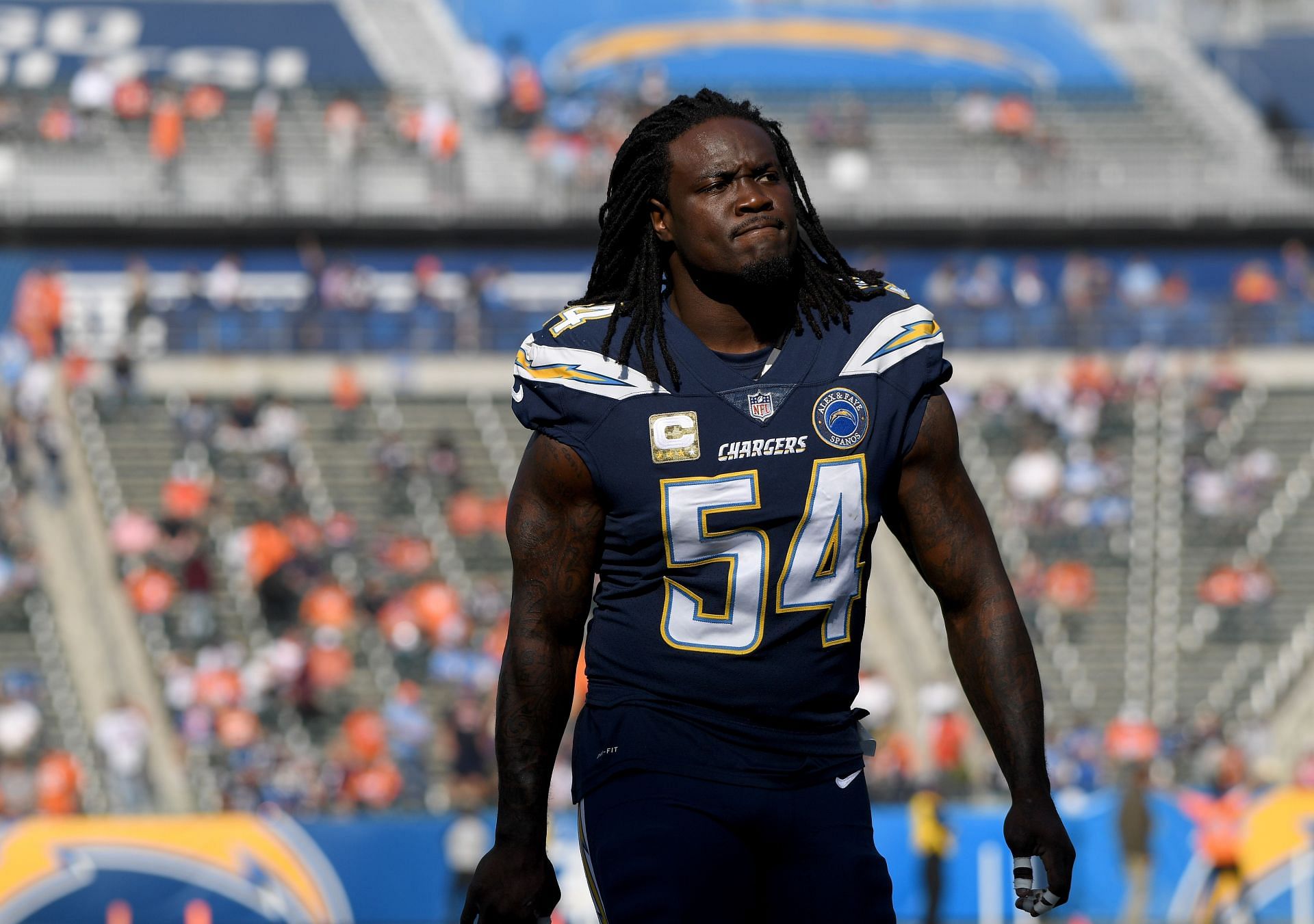 Pittsburgh Steelers linebacker Melvin Ingram at the Los Angeles Chargers in 2020