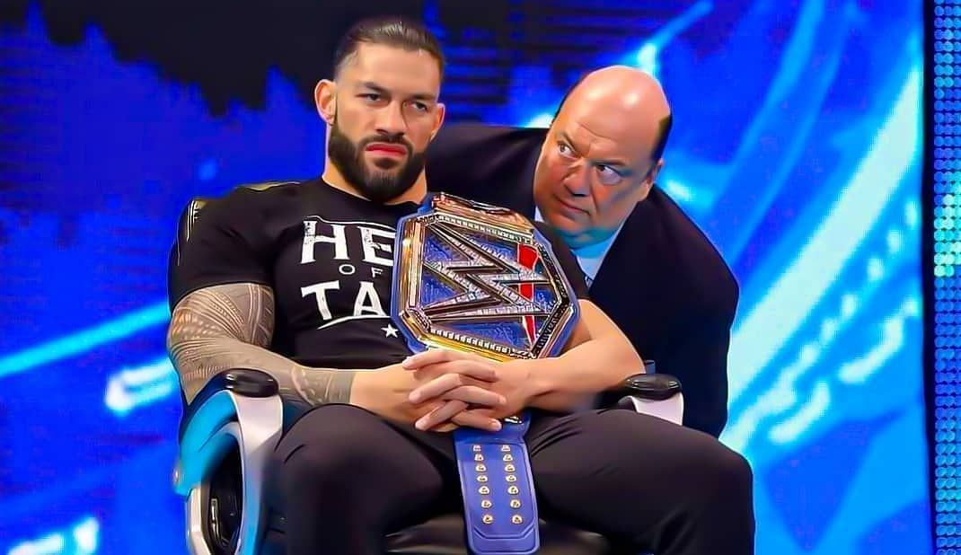 Roman Reigns with Paul Heyman on WWE SmackDown