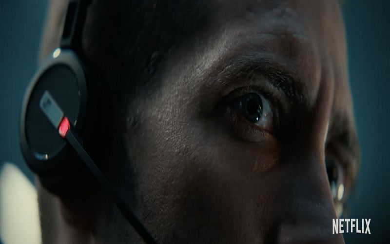 Still from Netflix&#039;s trailer for The Guilty starring Jake Gyllenhaal (Image via Netflix/Youtube)