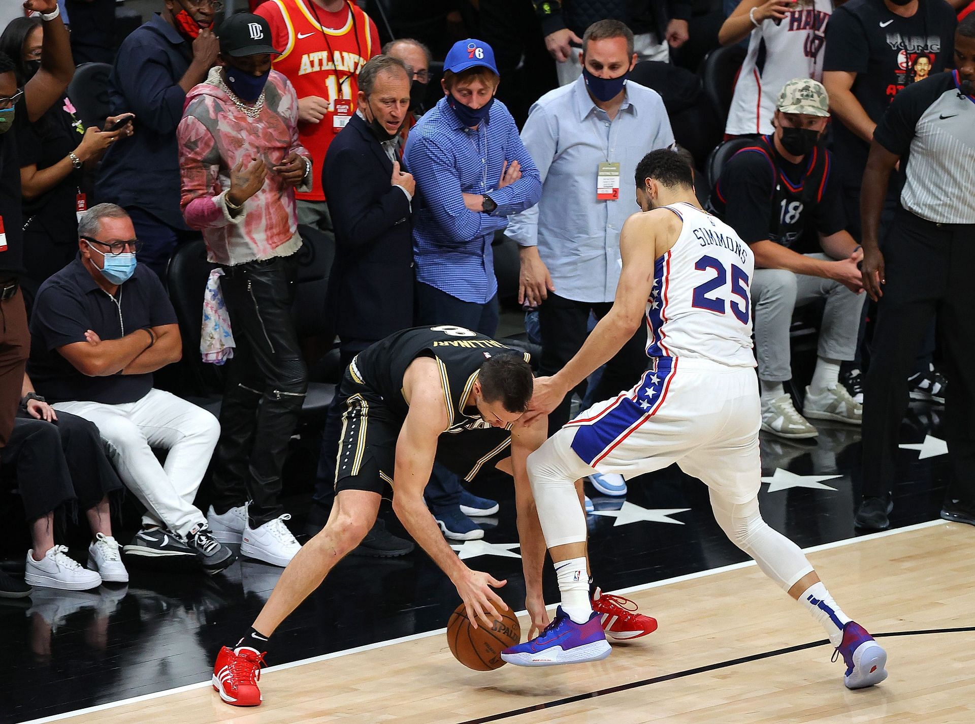 Ben Simmons struggled in the Philadelphia 76ers' series against the Atlanta Hawks in the 2021 NBA Playoffs