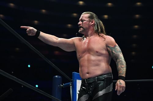 AEW Star Chris Jericho in between a match