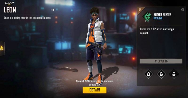 Leon and his ability (Image via Free Fire)