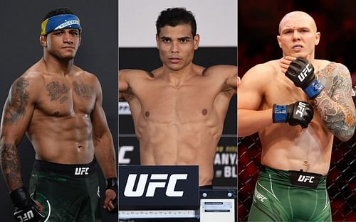 Gilbert Burns (left), Paulo Costa (middle) and Marvin Vettori (right) [Image credits: @gilbert_burns on Instagram]