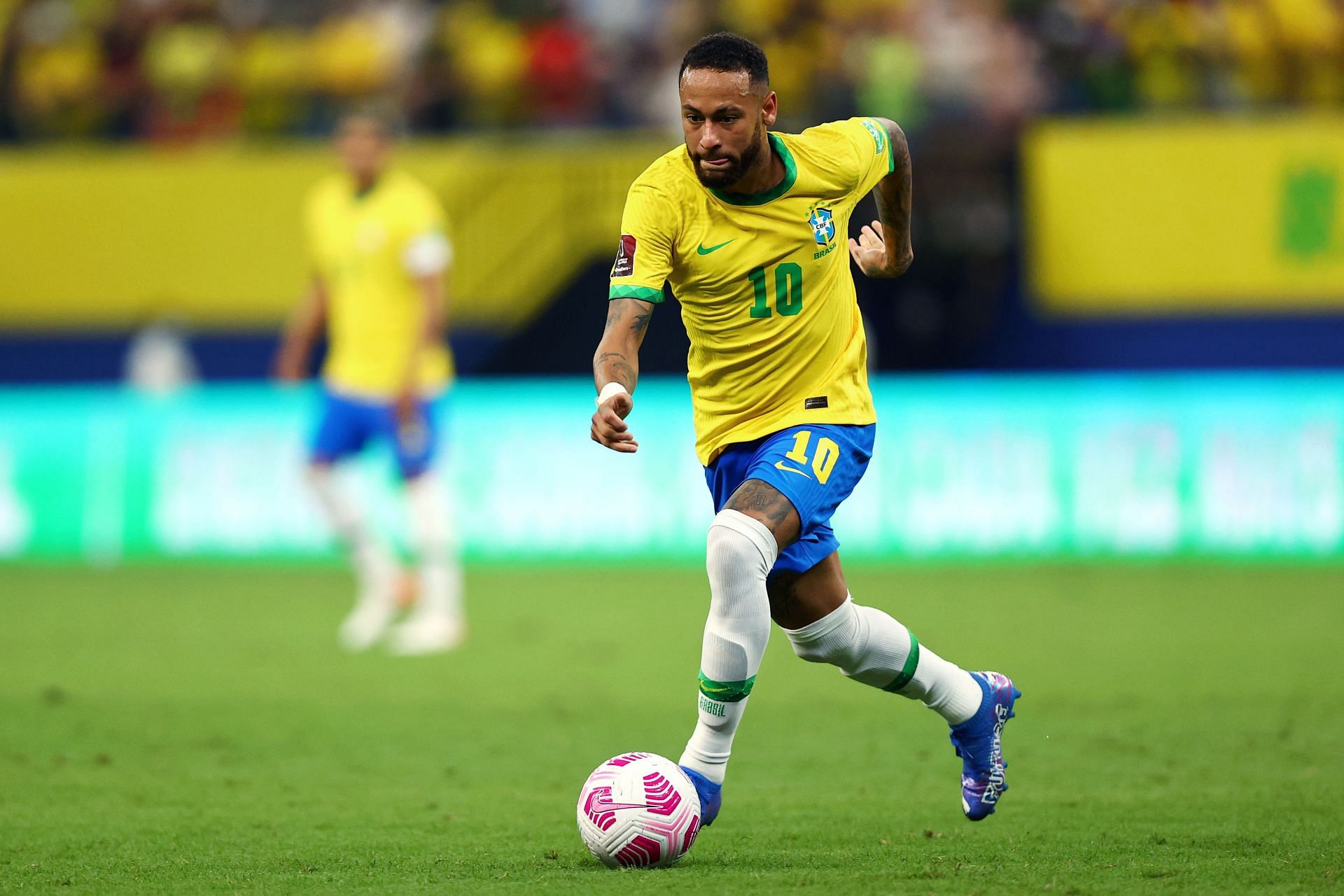 Neymar has been performing quite well at the WC qualifiers (Image via Getty)