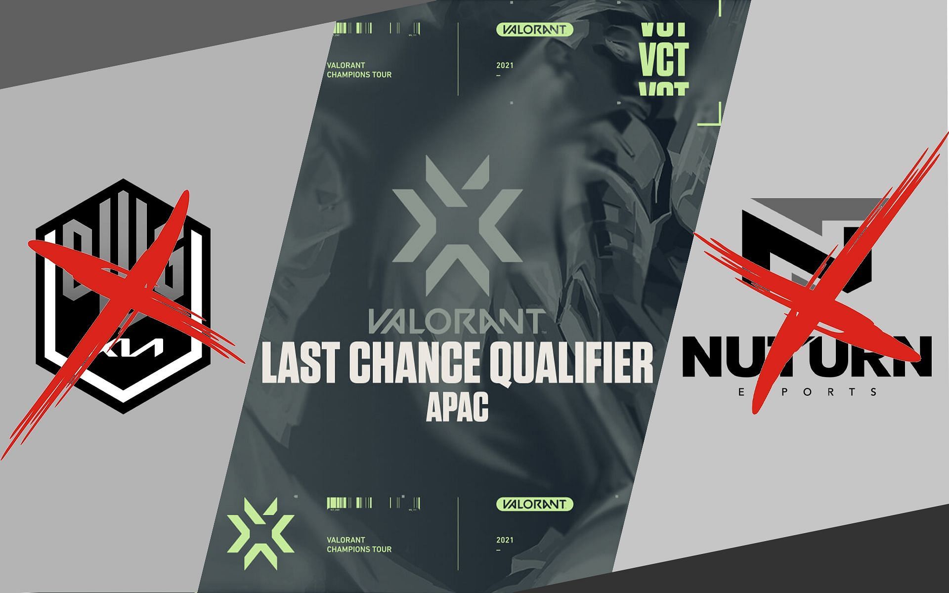 DAMWON Gaming and NUTURN Gaming have been eliminated from the Valorant Champions Tour APAC LCQ (Image by Sportskeeda)