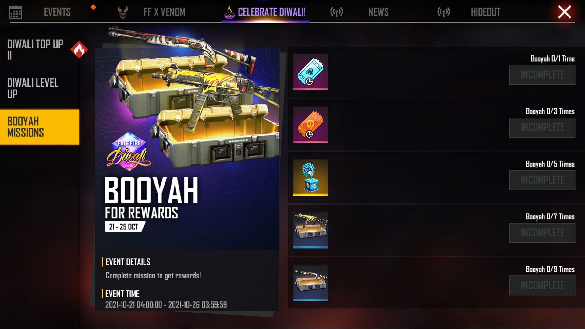 Users must get a particular amount of BOOYAHs (Image via Free Fire)