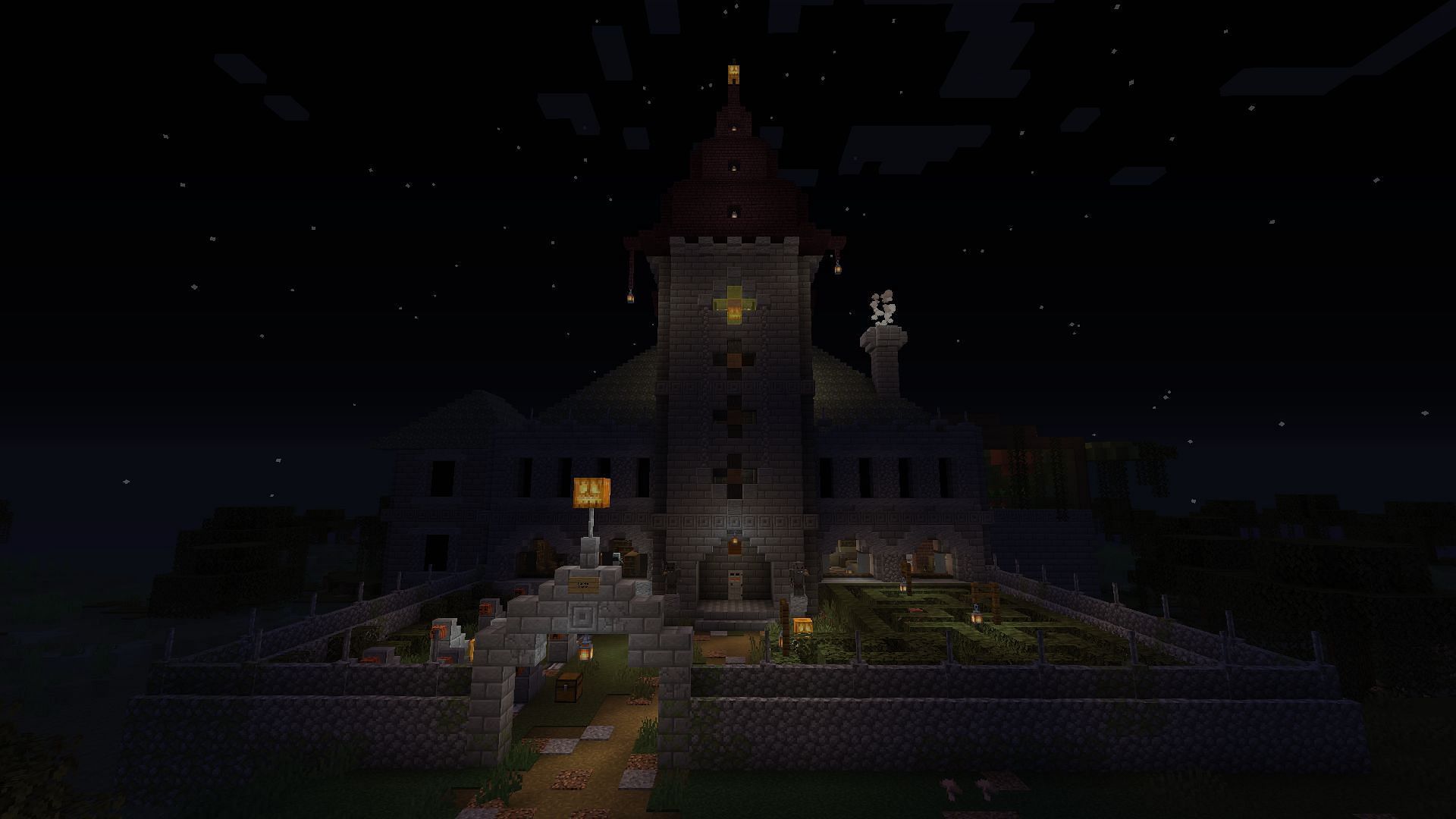 El mapa de Pumpkin Manor (Imagen a través de Minecraft)